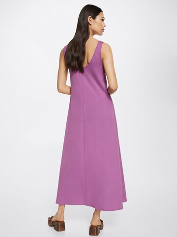 MANGO Obleka 'RIBET' | vijolična barva