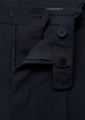 MANGO MAN Slimfit Hose 'Zurich' in Blau