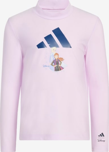 ADIDAS SPORTSWEAR Shirt 'DISNEY DIE EISKÖNIGIN RASHGUARD ' in 122 in lila / schwarz, Produktansicht