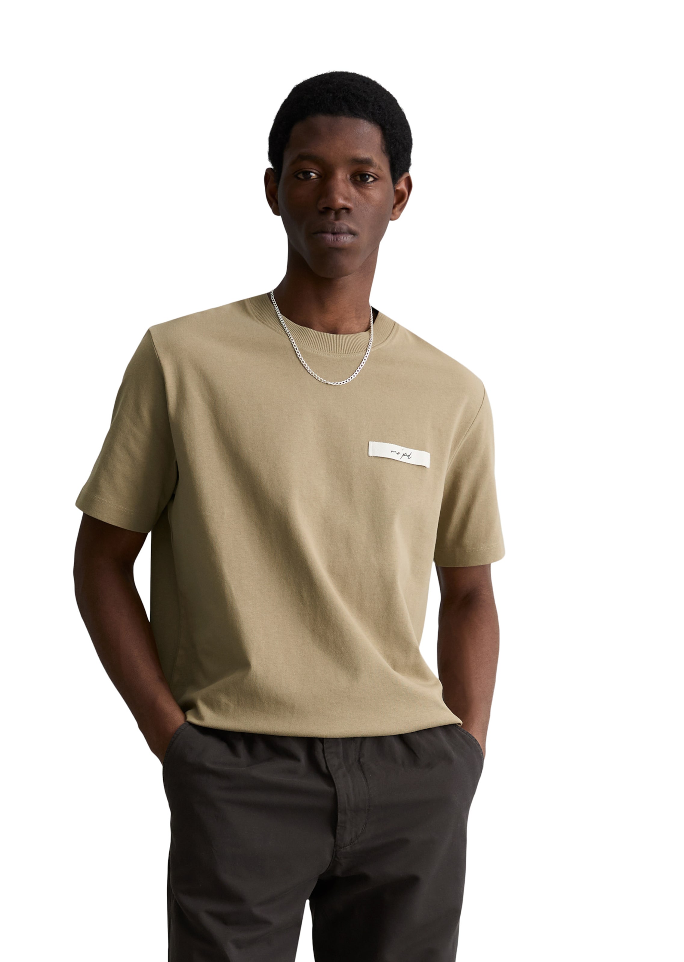 T-Shirt 'Dfc' Marc O'Polo DENIM en marron : devant