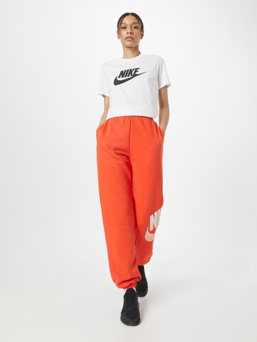 Nike Sportswear Skinny Koszulka funkcyjna 'Essential' w kolorze biały