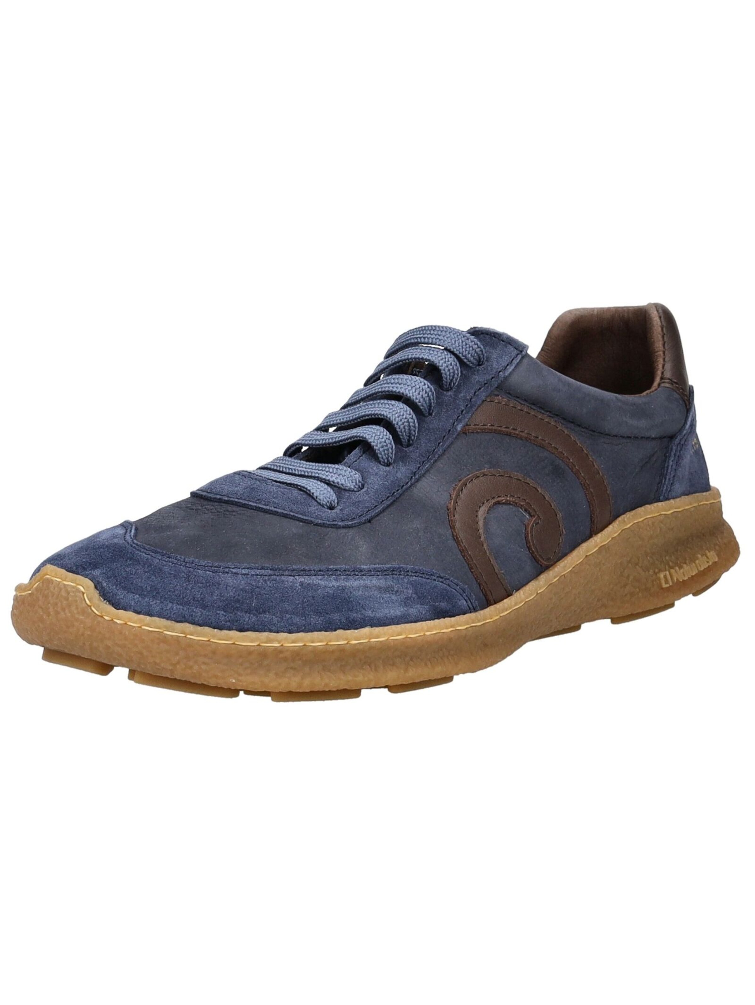 Sneaker bassa di EL NATURALISTA in blu: frontale