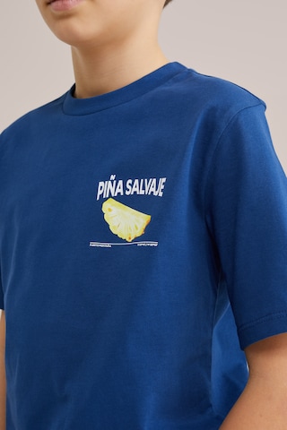 T-Shirt WE Fashion en bleu