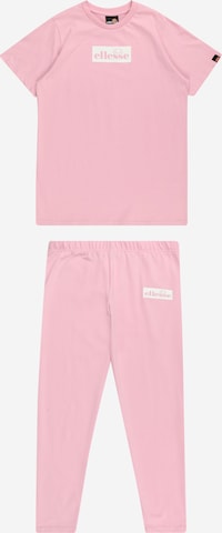 ELLESSE Sweatsuit 'Realta' in Pink: front