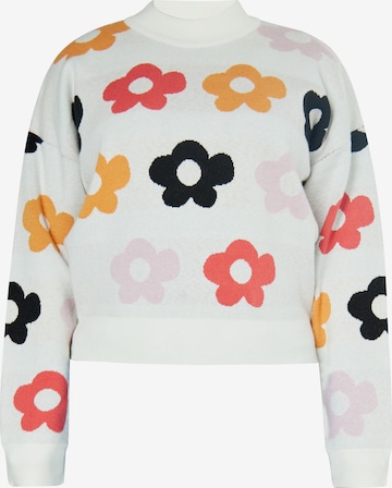 swirly - Jersey en blanco: frente