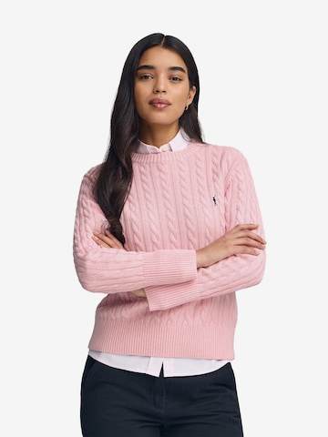 Polo Club Sweater in Pink: front