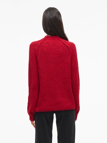VILA Pullover 'BOWS' i rød