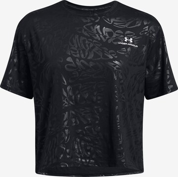 UNDER ARMOUR Functioneel shirt in Zwart: voorkant