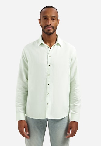 No Excess Regular fit Button Up Shirt in Green: front