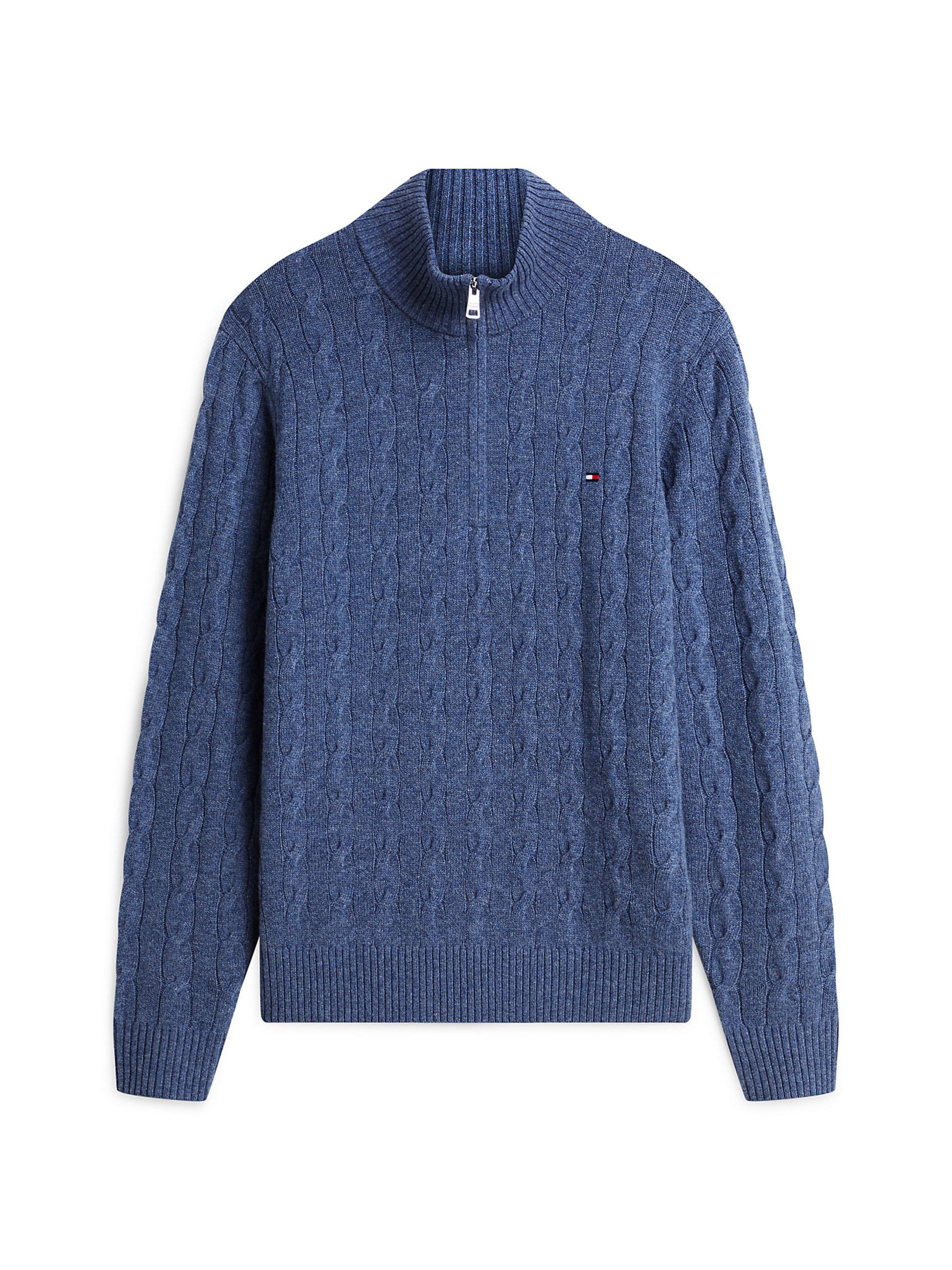 TOMMY HILFIGER Pullover in Blau: Vorderseite