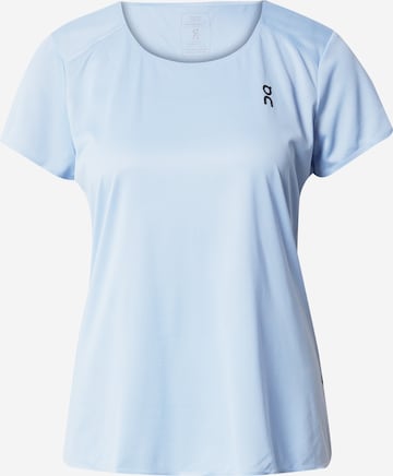 On Performance shirt in Blue: front