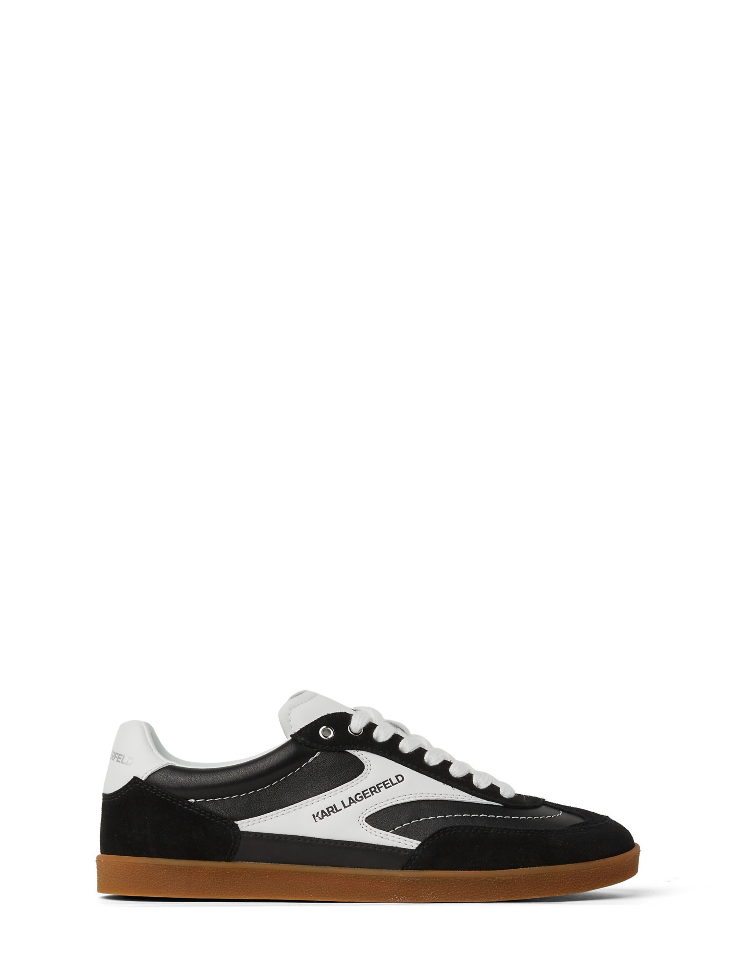 Sneaker bassa 'KANDIDATE NIEDRIGE SPITZEN-SNEAKERS' di Karl Lagerfeld in nero