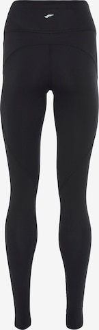 FAYN SPORTS Skinny Sporthose in Schwarz