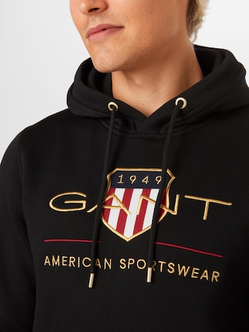 GANT Regular Fit Sweatshirt in Schwarz