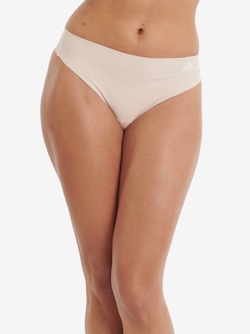 ADIDAS SPORTSWEAR Athletic Underwear ' THONG ' in Beige: front