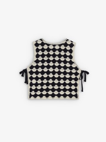 Scalpers Top 'Crochet' - Čierna
