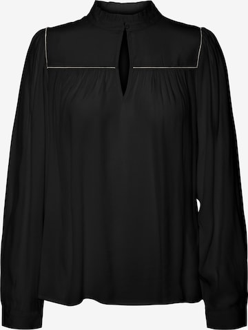 VERO MODA Blouse 'Asther' in Zwart: voorkant