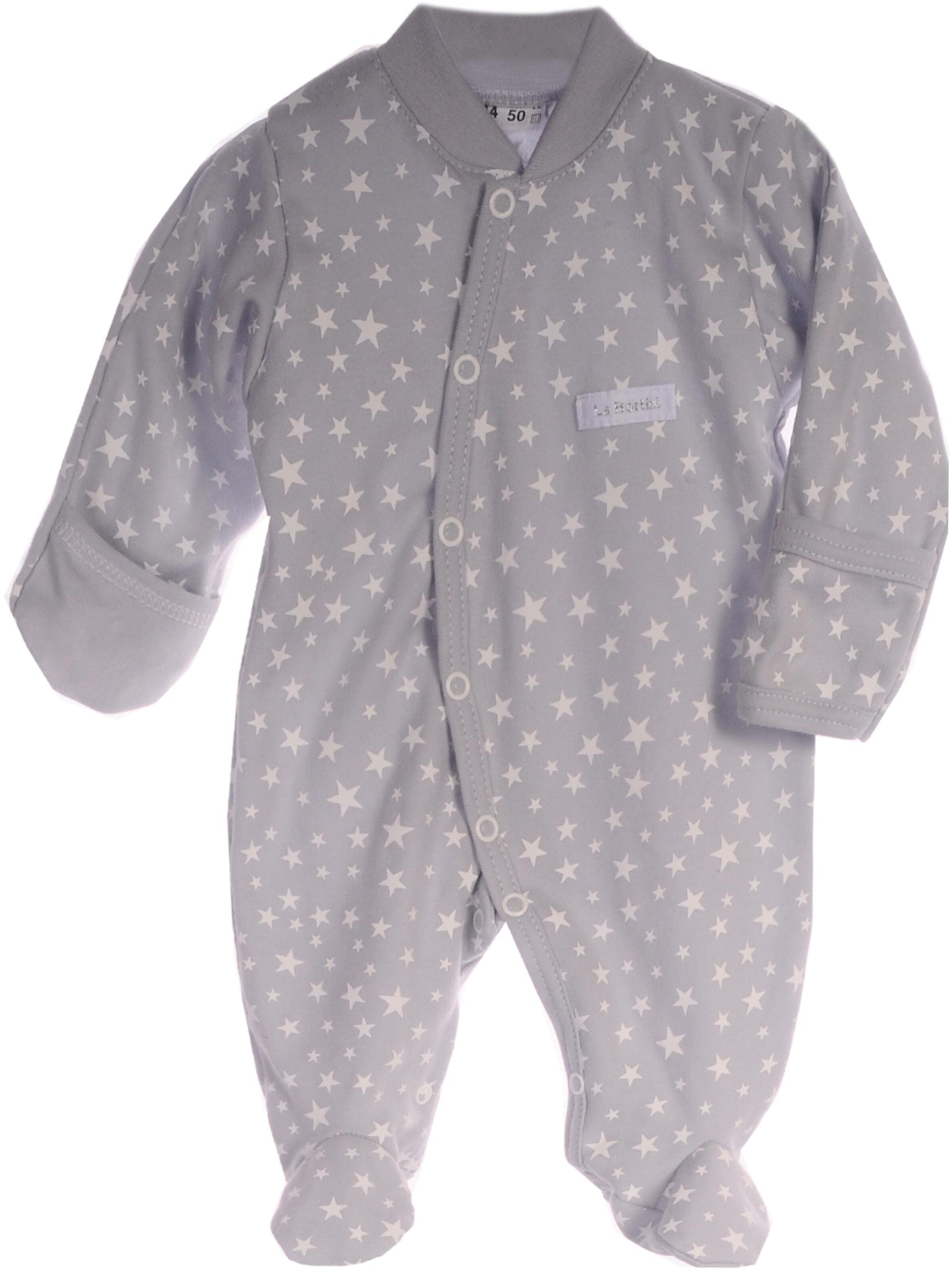 La Bortini Strampler/Body‌‌‌‌‌‌‌‌‌ in Grau: Vorderseite