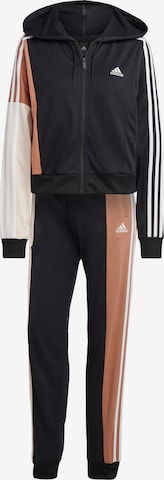 ADIDAS SPORTSWEAR Trainingsanzug 'Bold Block' in Schwarz: predná strana