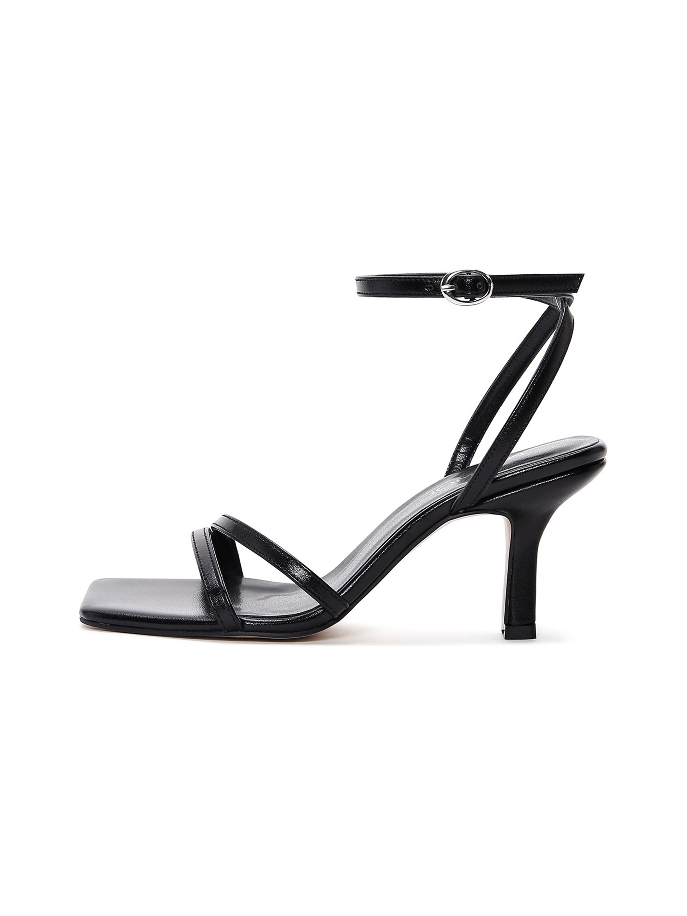 Sandales Derimod en noir : devant