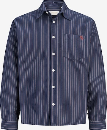 Fit confort Chemise business 'JORFrederiksberg' JACK & JONES en bleu : devant