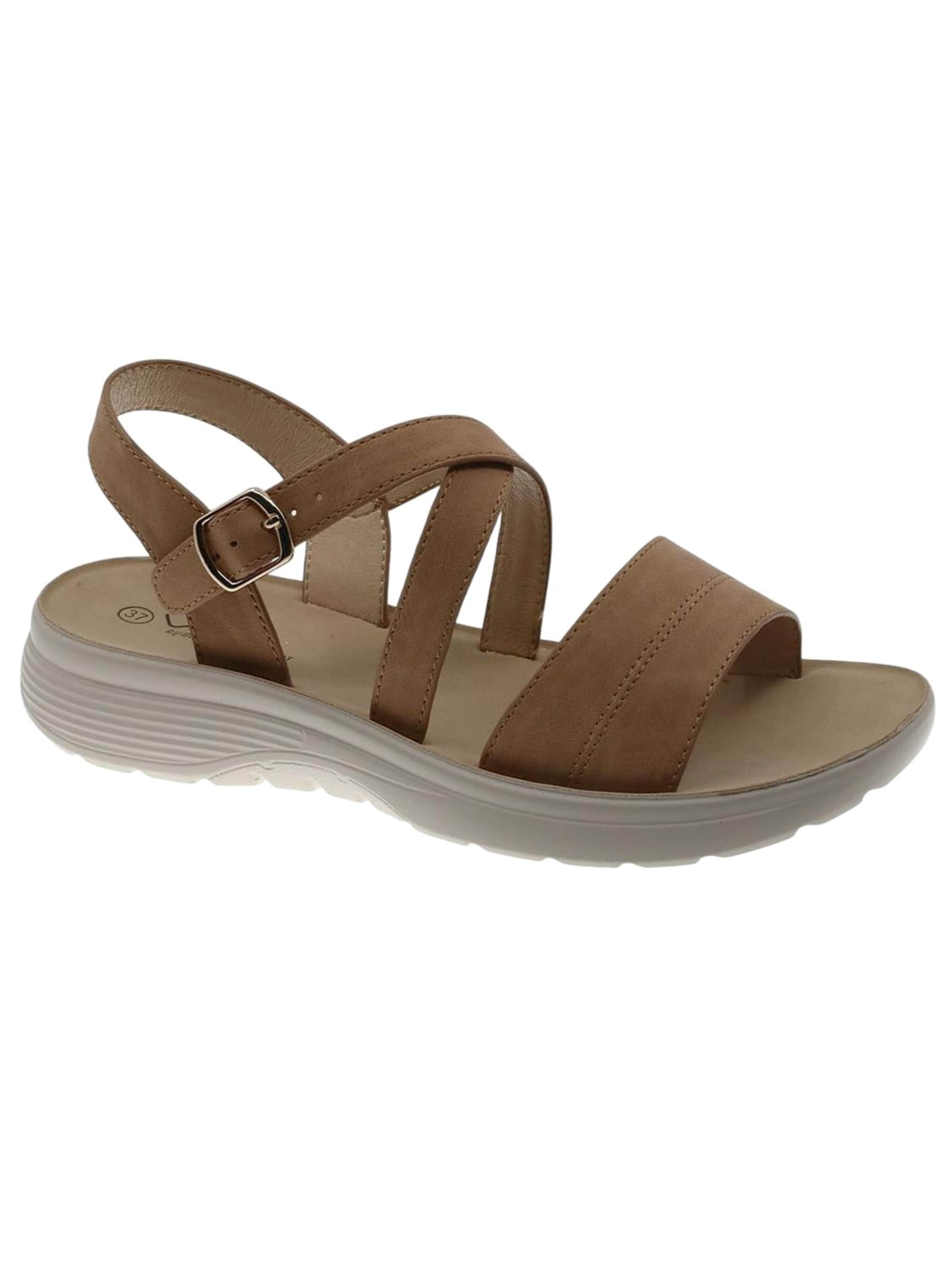 Beppi Sandale 'Casual Sandal'‌‌‌ in Beige: Vorderseite