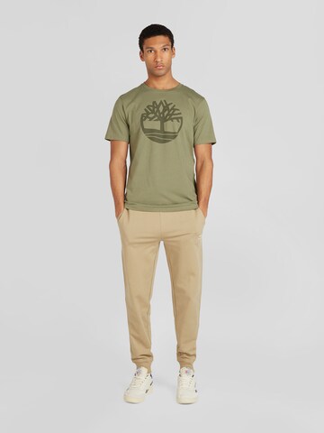 Tricou de la TIMBERLAND pe verde