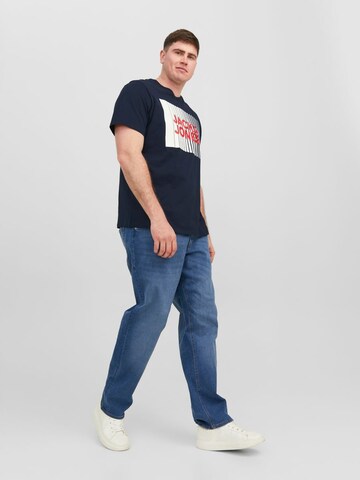Jack & Jones Plus Shirt in Blue