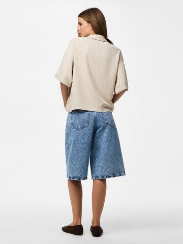 Camicia da donna 'PCVinsty' di PIECES in beige