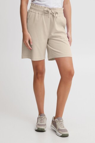 Oxmo Regular Pants 'Daniella' in Grey: front