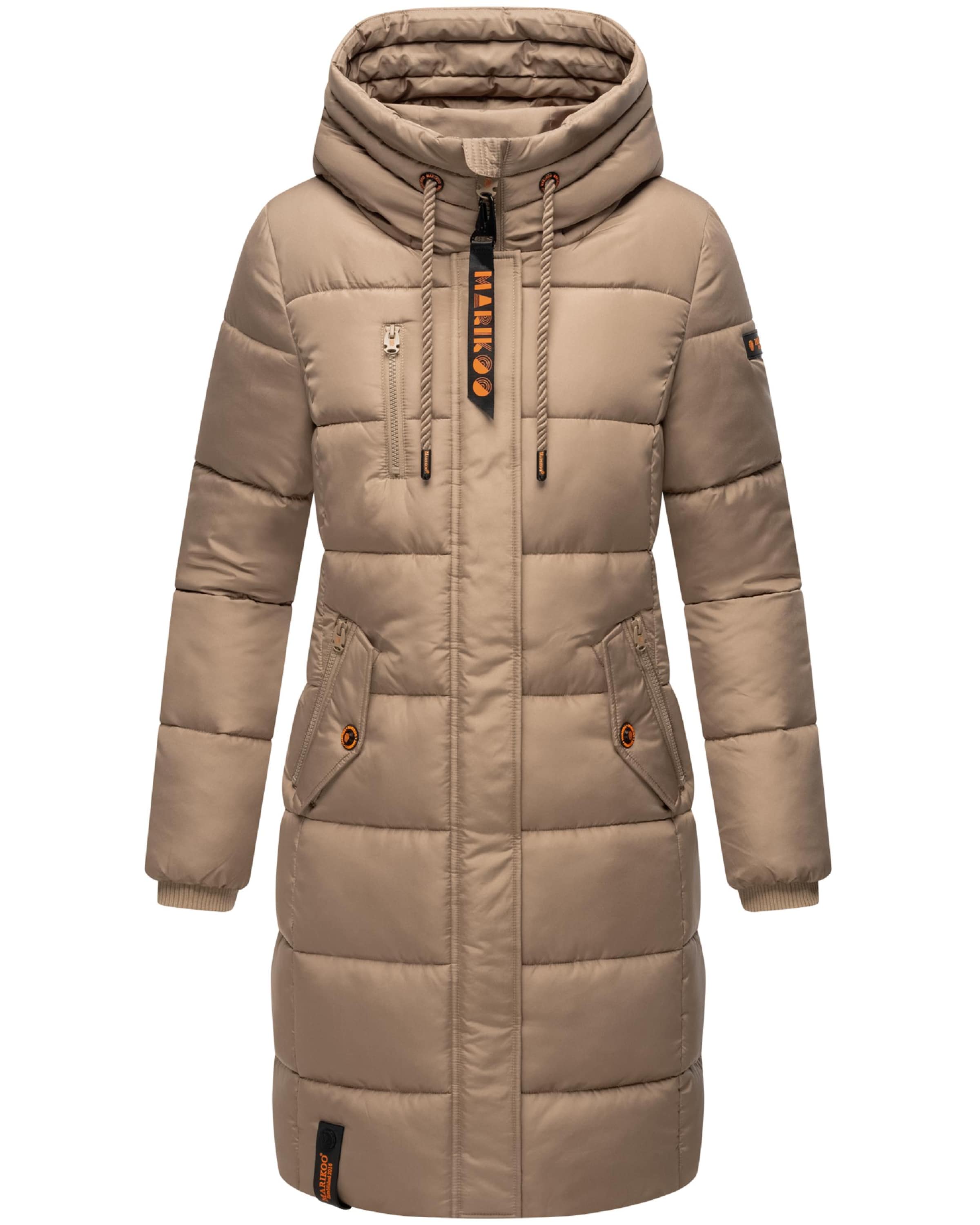 MARIKOO Zimný kabát 'Yuikoo' - Sivá: predná strana