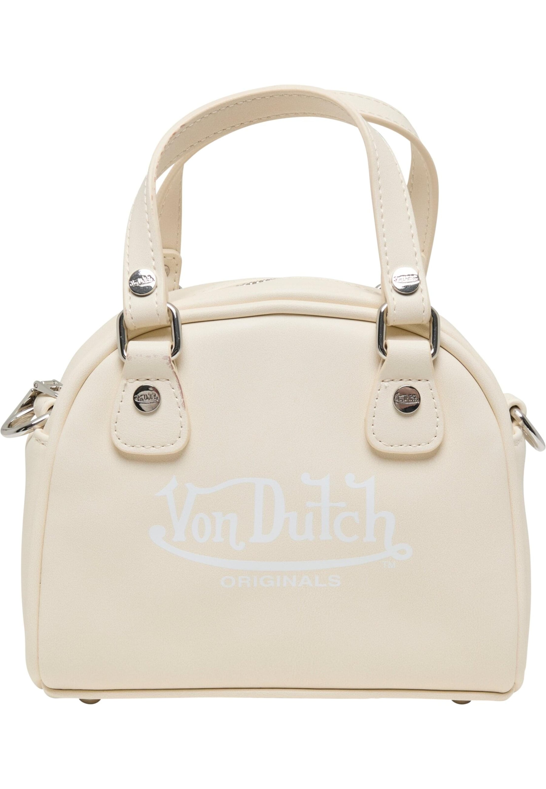 Sacs à main Von Dutch Originals en beige : devant