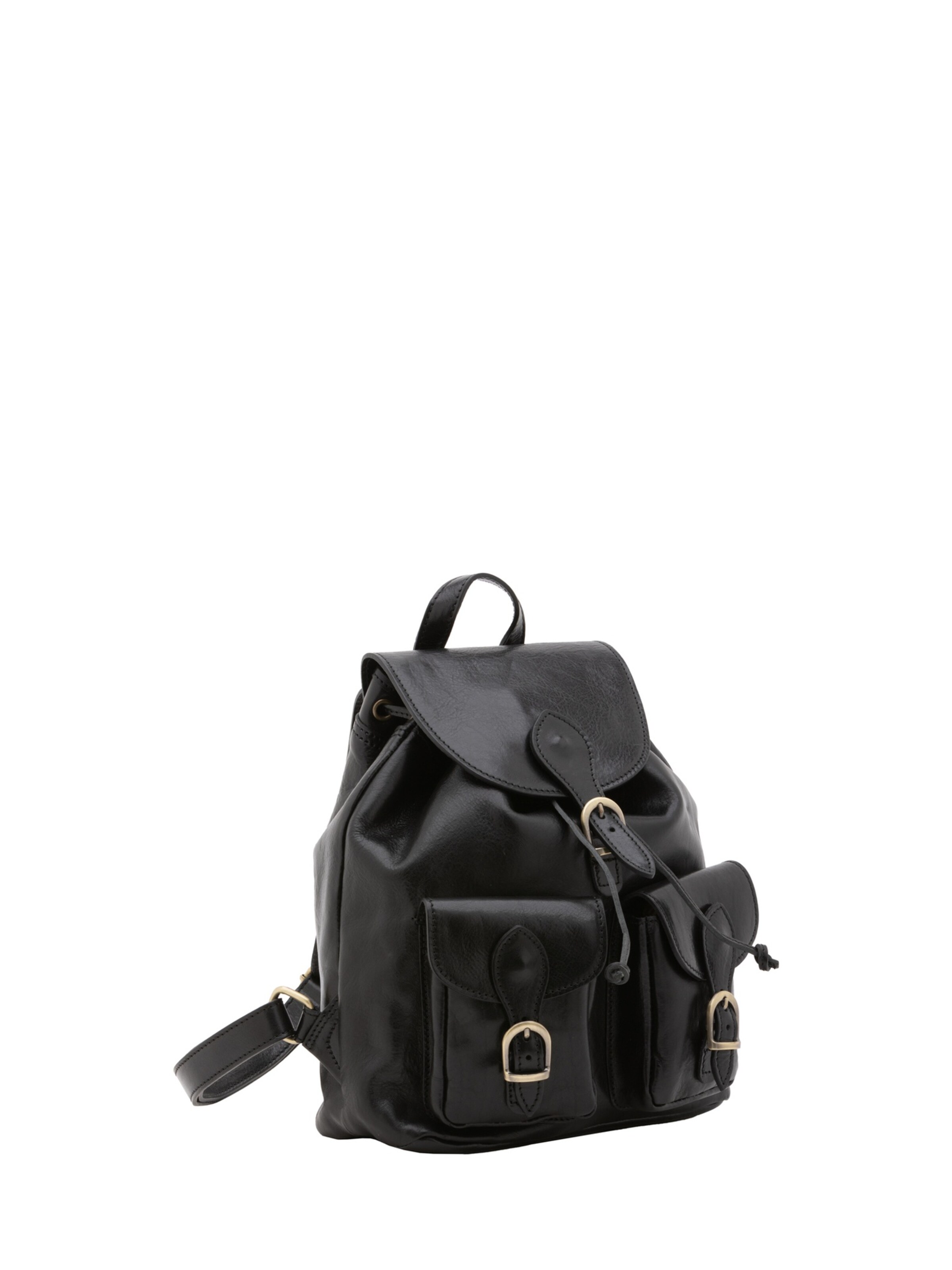Zaino di Viola Castellani in nero: frontale
