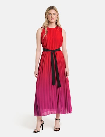 TAIFUN Společenské šaty – červená