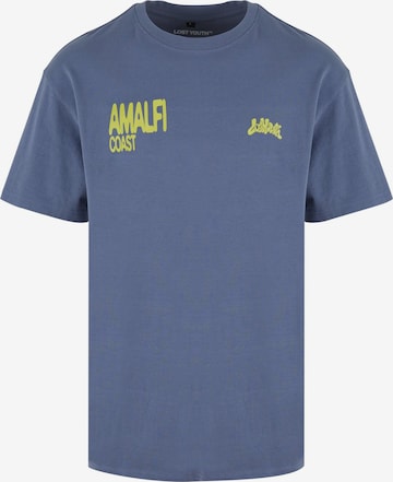 mėlyna Lost Youth Marškinėliai: priekis