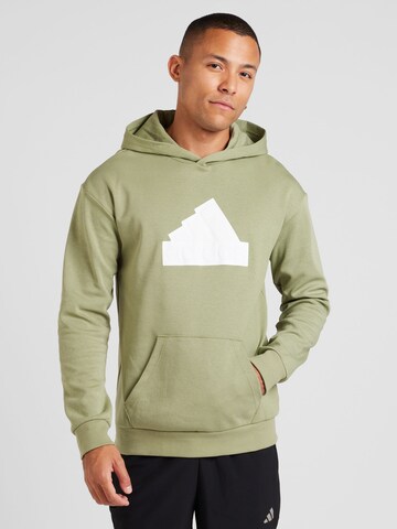 ADIDAS SPORTSWEARSportska sweater majica 'Future Icons' - zelena boja: prednji dio