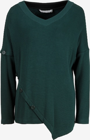 HELMIDGE Blouse in Groen: voorkant