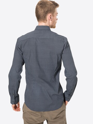 Coupe regular Chemise Bruun & Stengade en bleu