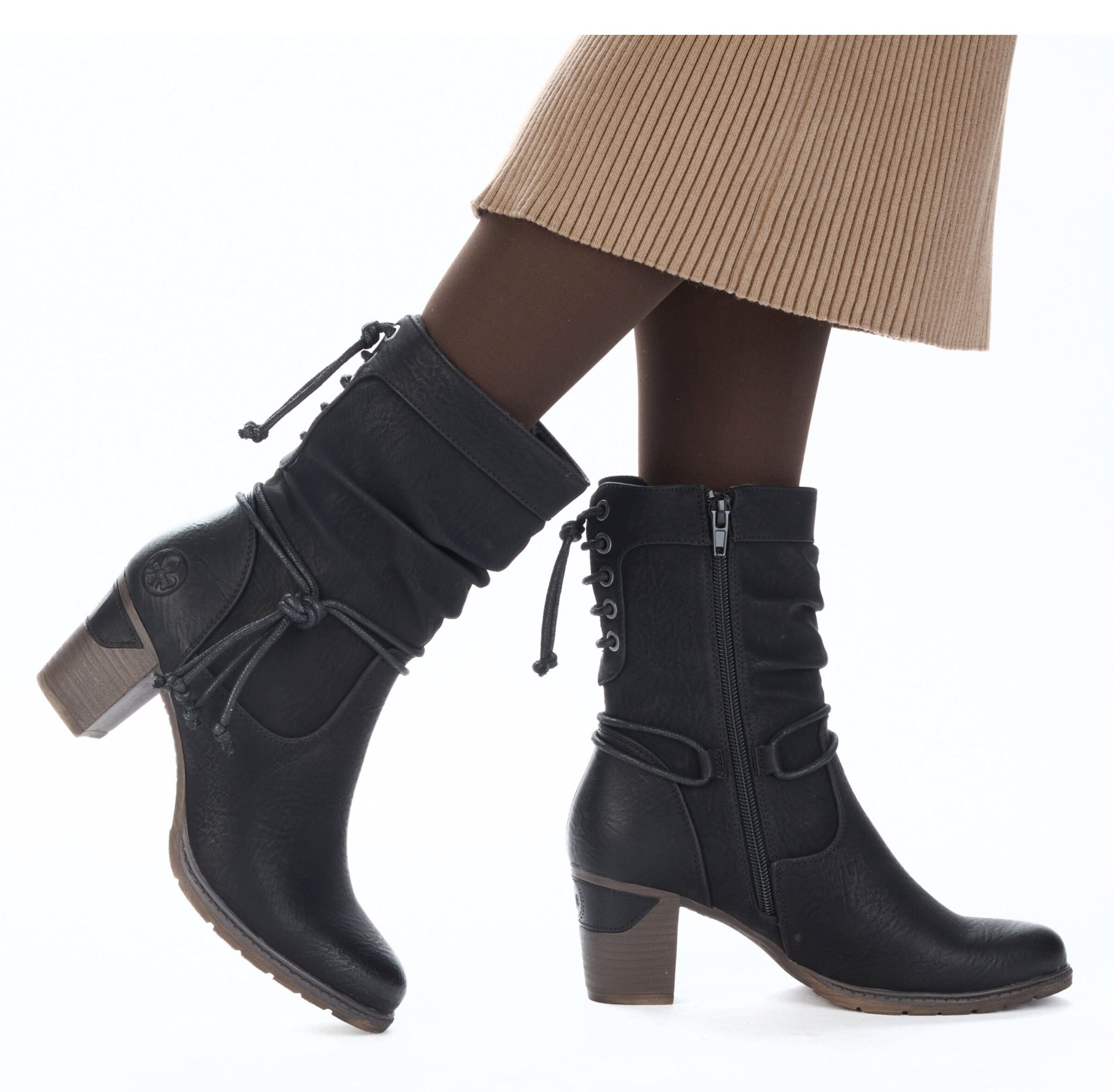 Rieker Ankle Boots in Black: front