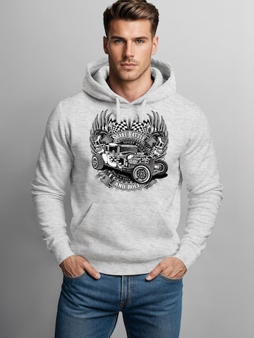 Neverless Sweatshirt 'Hot Rod' in Grey