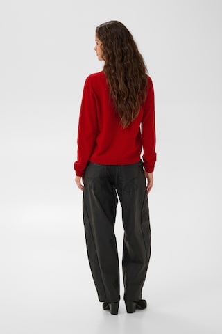 Cream Trui in Rood