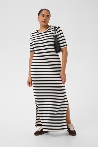 KAFFE CURVE Kleid 'Chellen' in Weiß