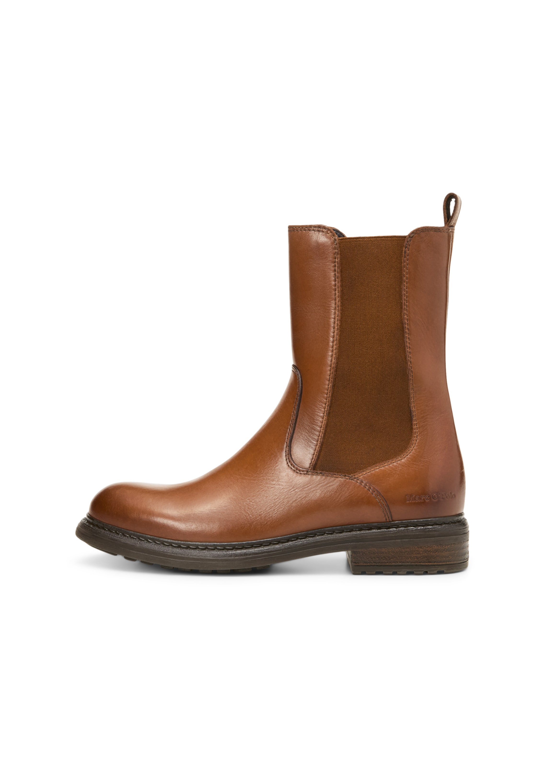Marc O'Polo Chelsea boots in Bruin: voorkant
