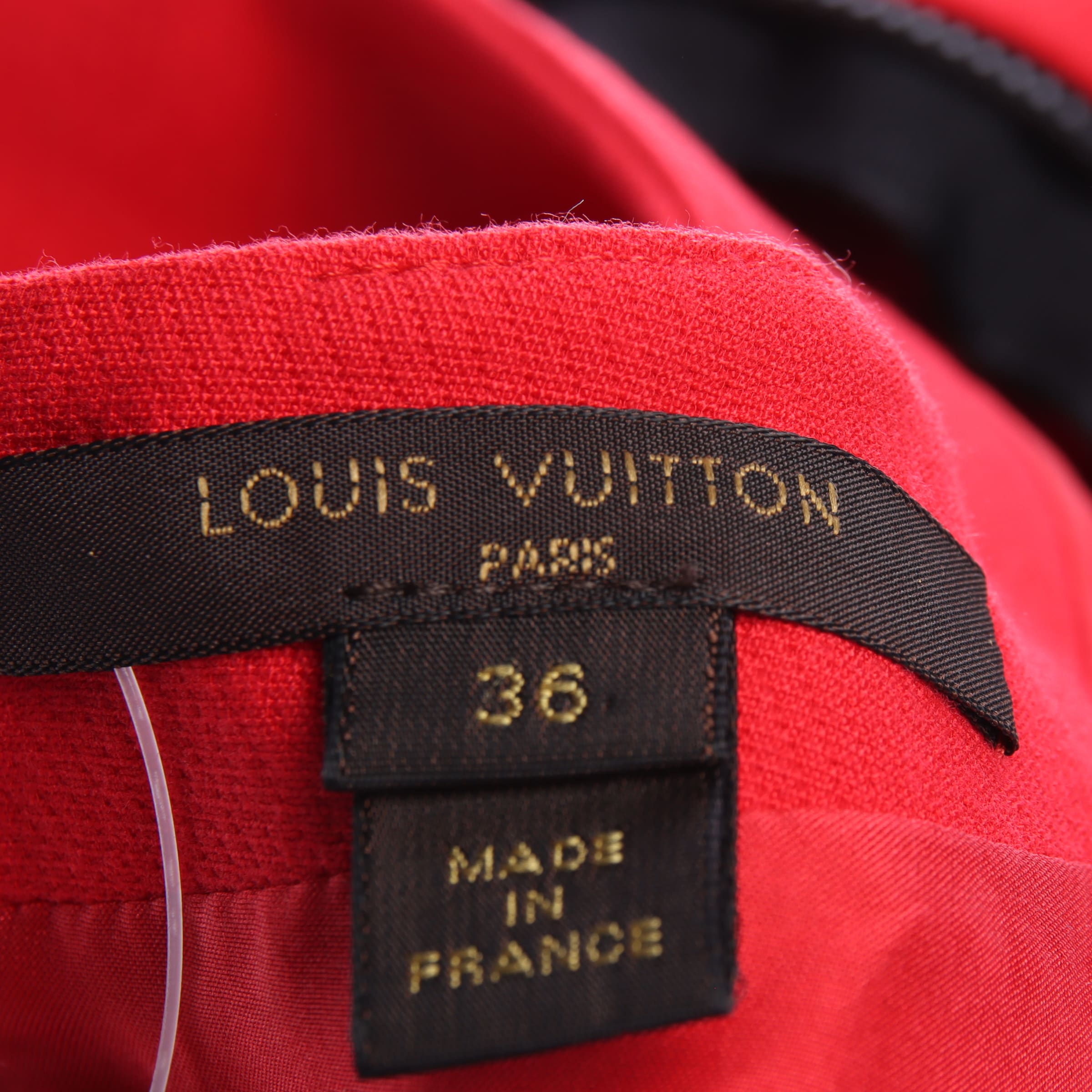 Louis Vuitton Kleid XS in Rot