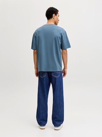 JACK & JONES Tričko 'JJEDOVER' - Modrá