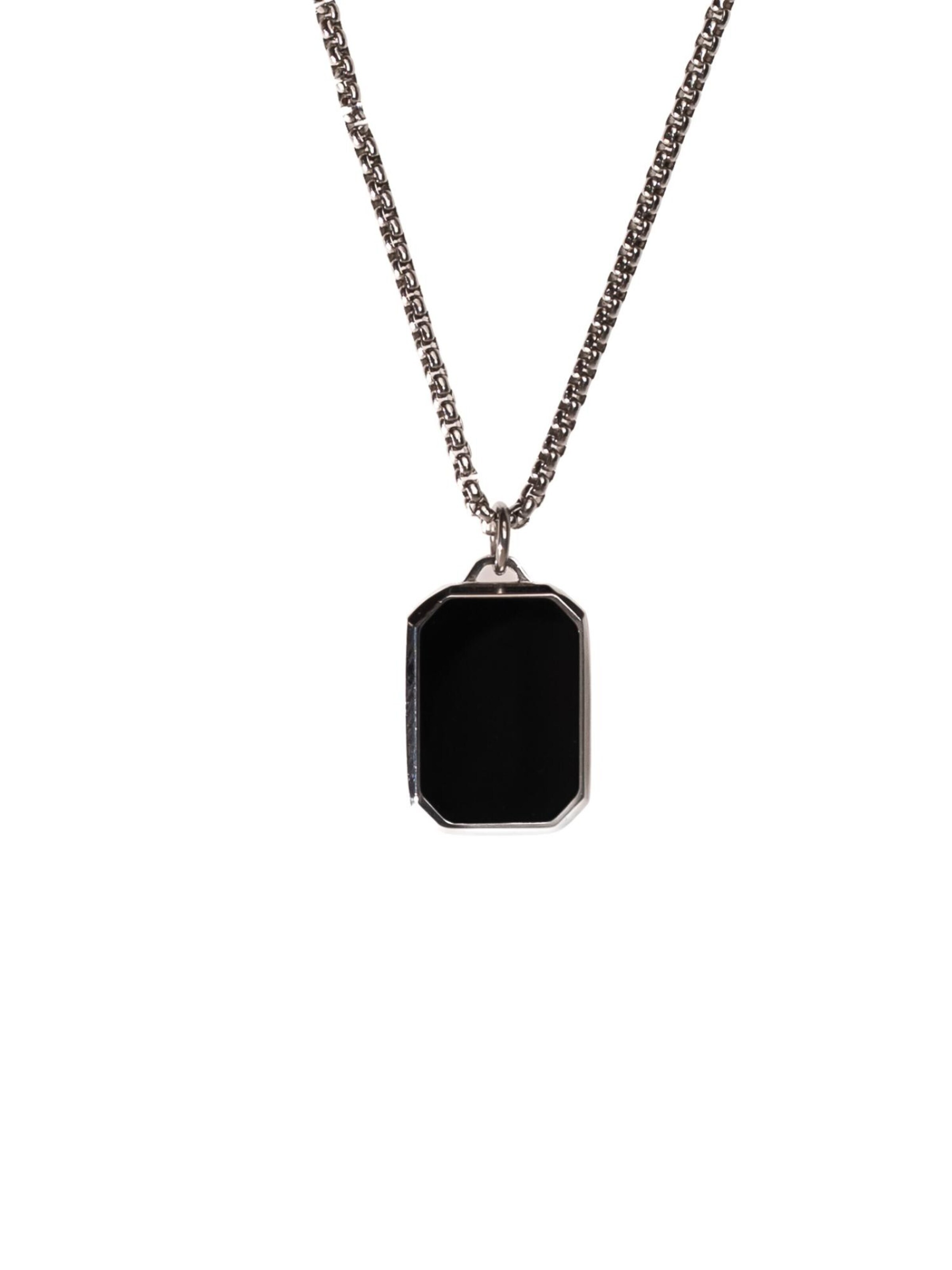 Eternal Necklace 'Onyx' in Silver