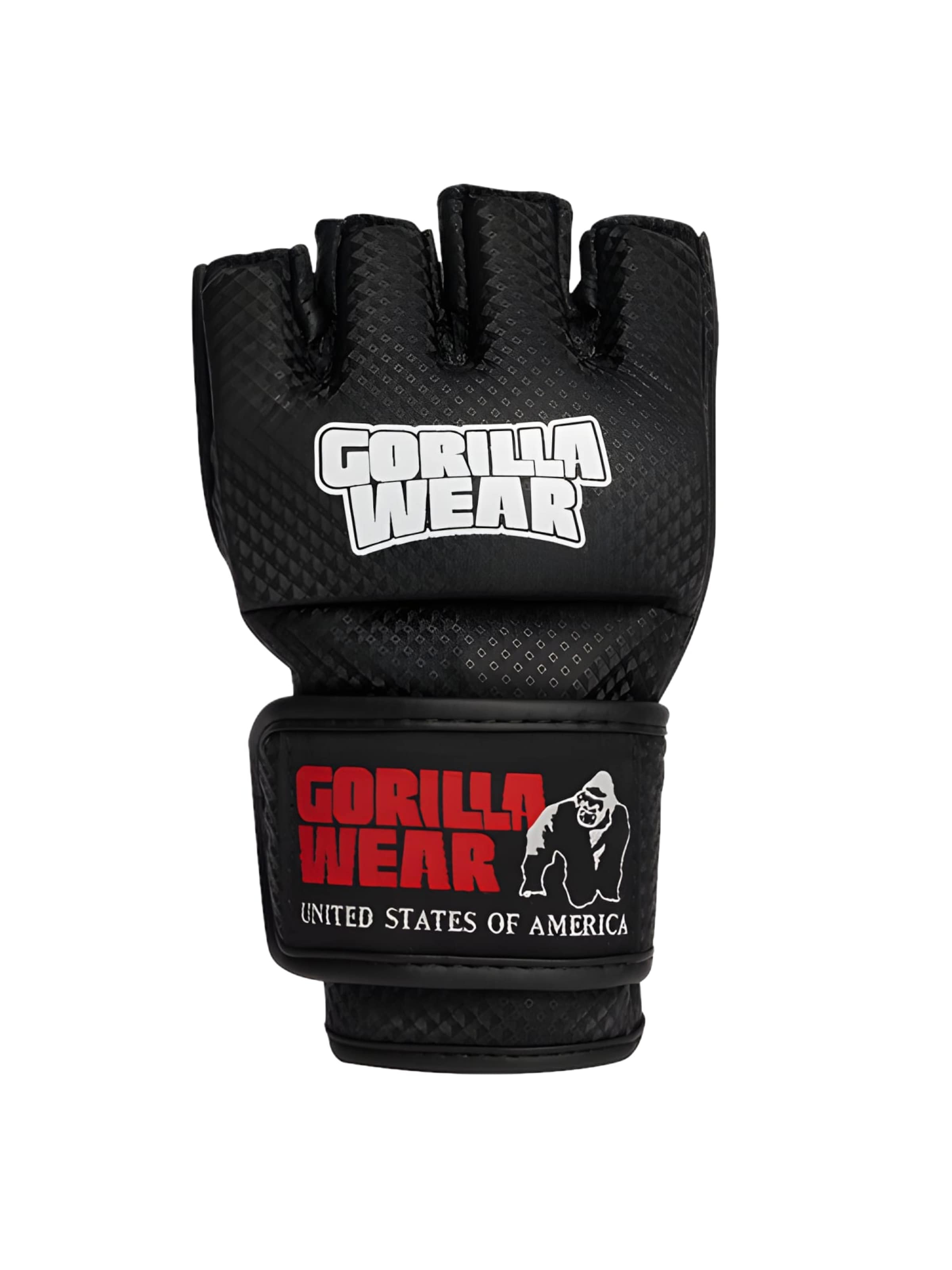 Gorilla Wear Sporthandschoenen in Zwart: voorkant