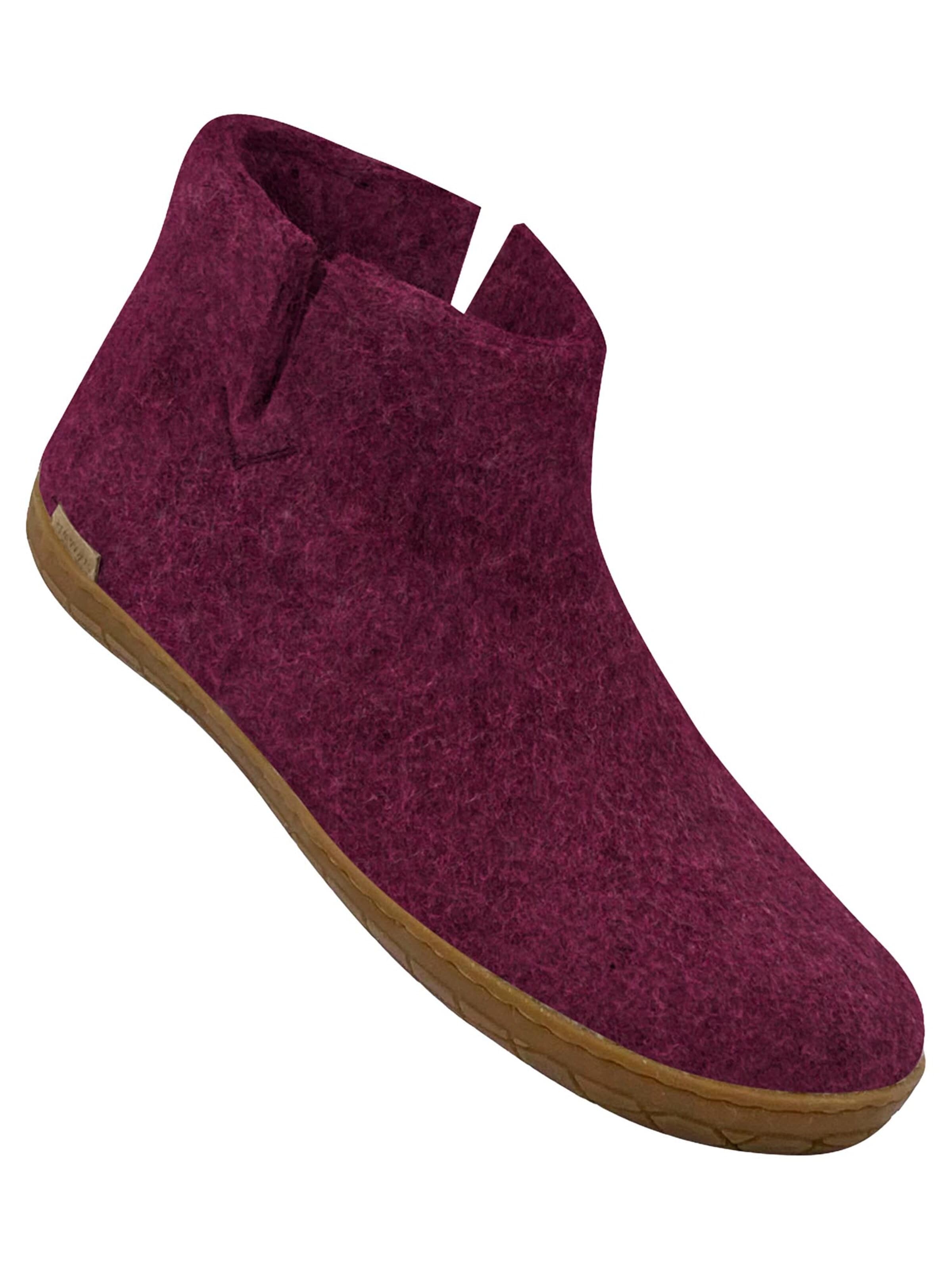 Glerups Mules 'Kautschuksohle' in Purple