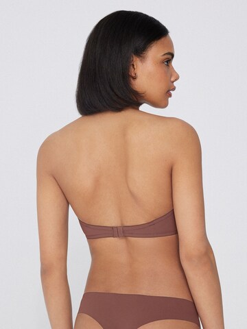 Tezenis Bandeau Bra 'New York' in Brown