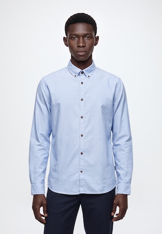 Regular fit Camicia di Lindbergh in blu: frontale